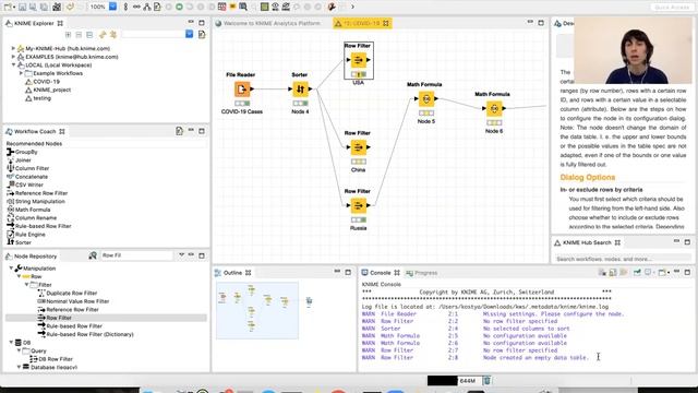 Визуальная аналитика BigData: система KNIME
