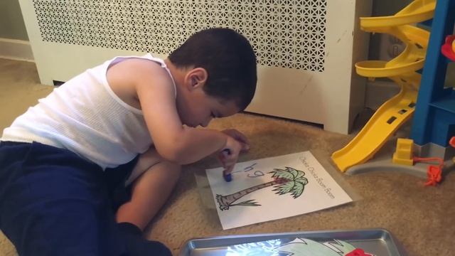 CHICKA CHICKA BOOM BOOM | DIY TODDLER ACTIVITY смотреть онлайн