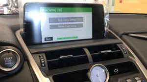 Lexus NX200. Активация динамических линий камеры заднего вида.