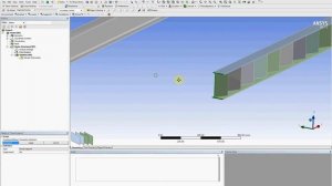ANSYS. Расчет гофрированной балки