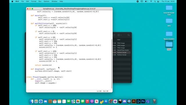Quick Code in Python: How to make Pong using Pygame смотреть онлайн