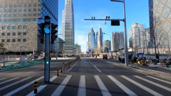 Beijing 4K Drive 2021 | 北京驾驶 Driving Downtown - Chaoyang District, Beijing, China 北京 朝阳区 CBD