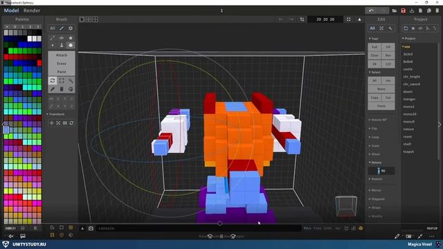 Обучение созданию игр. Курс: Magica Voxel - Создание воксельной графики для игр смотреть онлайн