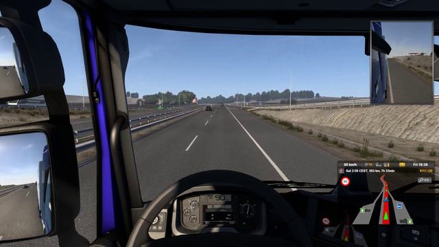 Euro Truck Simulator 2 . Iberia DLC . Faro - Sevilla - Bailén - Vandellós - Barcelona . 1226 km . смотреть онлайн
