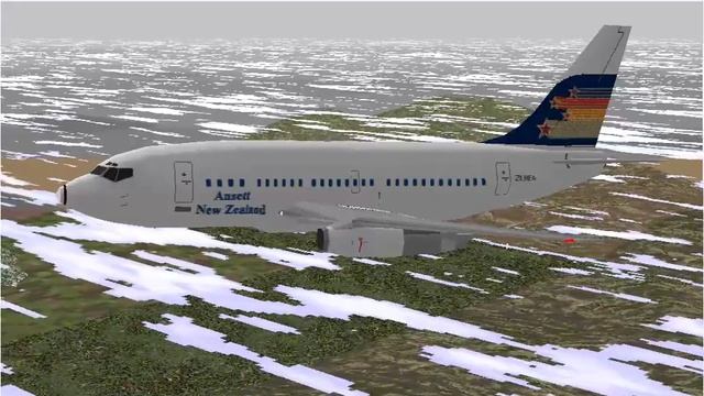 Microsoft Flight Simulator 98 | Wellington to Auckland | Ansett New Zealand 737-100 смотреть онлайн