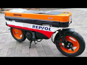 Honda Motocompo - Легендарный Складной Мопед !