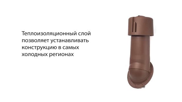 Вентиляция на фальц или гибкую черепицу Krovent. Комплекты для вентиляции помещений труб 125 is смотреть онлайн