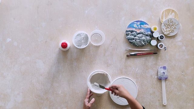 Мастер-класс "Скульптурный барельеф. Горный пейзаж" смотреть онлайн