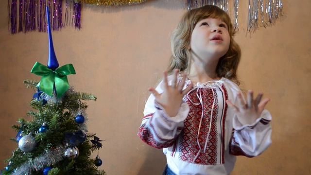 Стихотворение для Дедушки Мороза на украинском языке. Poem for Santa Claus смотреть онлайн