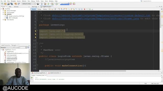 Advanced Inventory Management System JAVA & MySQL - PART 2 ( Connection to MySQL Database ) смотреть онлайн