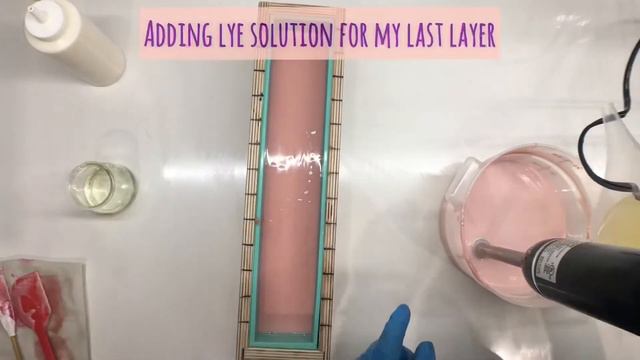 The Making Of White Gardenia Soap - Cold Process Soap Tutorial How To Make Mica Swirl Technique