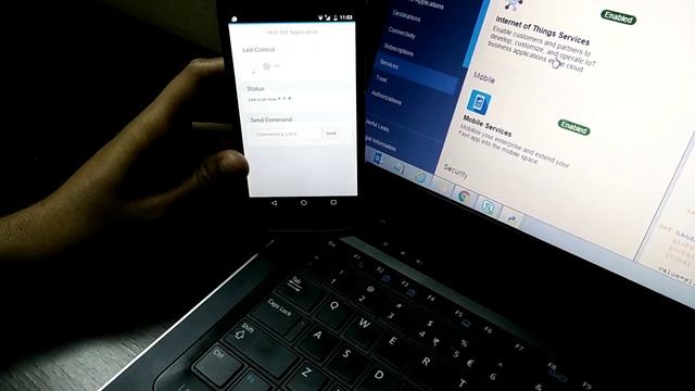 HCP Iot service Demo - Keyboard Led & Laptop Control смотреть онлайн