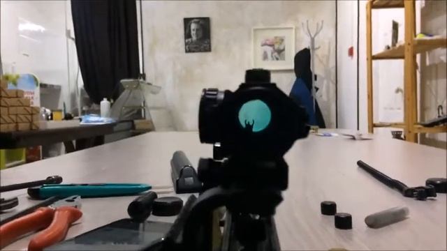 Пристрелка сайги 410 к. Необычный холодный патрон. смотреть онлайн