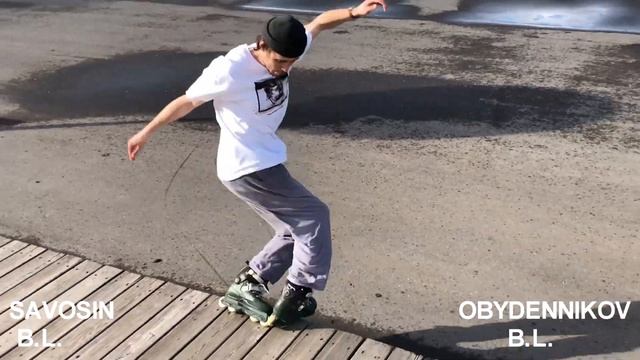 GAME OF BLADE with GEORGE OBYDENNIKOV | MOSCOW ROLLERBLADING смотреть онлайн