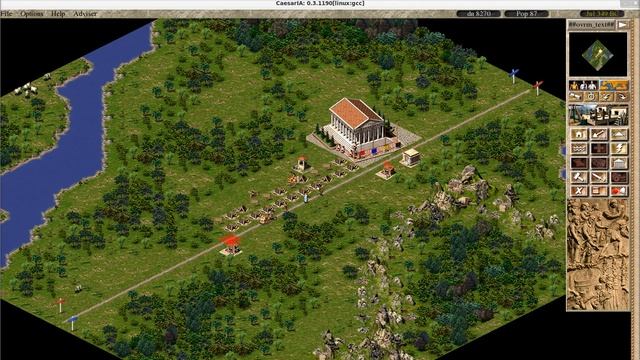 CaesarIA (0.3 B1181) Improved Tutorial Mission 1