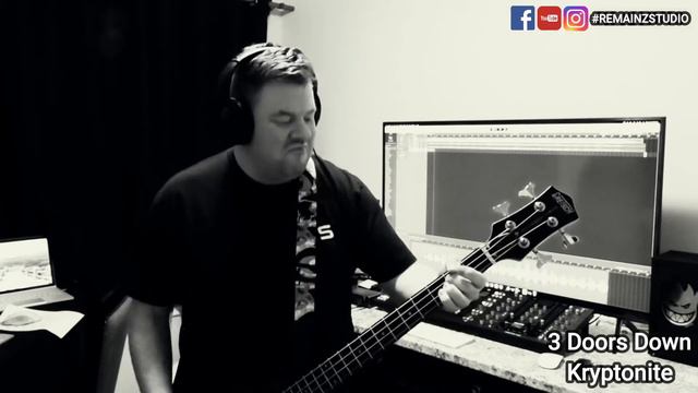 3 Doors Down - Kryptonite (Bass Cover) смотреть онлайн