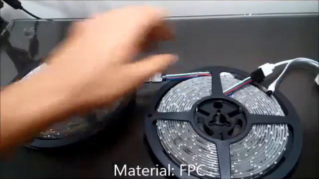 HML 5M 30W 300 x SMD 3528 Water Resistant Flexible RGB LED Strip Light Remote Controller смотреть онлайн