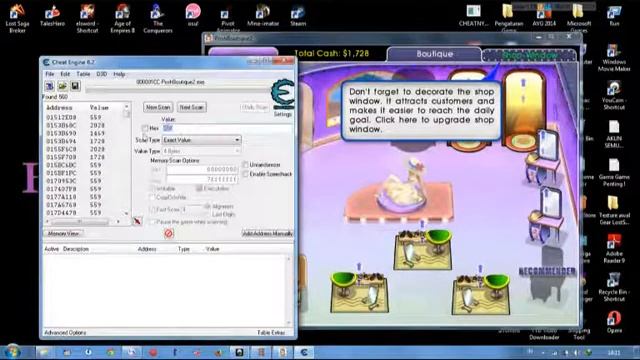 How To Cheat Posh Boutique 2 Using Cheat Engine 6.2 смотреть онлайн