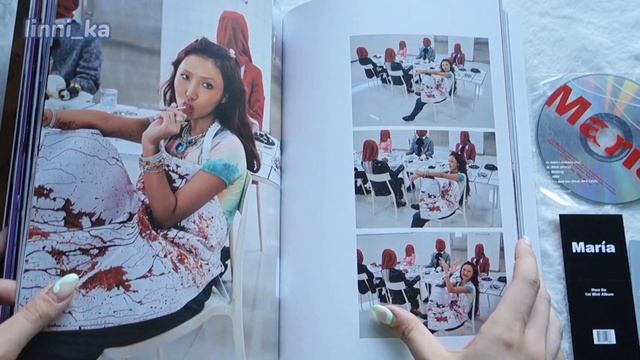Обзор альбома HwaSa - María 1st Mini Album (ver.b) [распаковка | kpop unboxing] смотреть онлайн