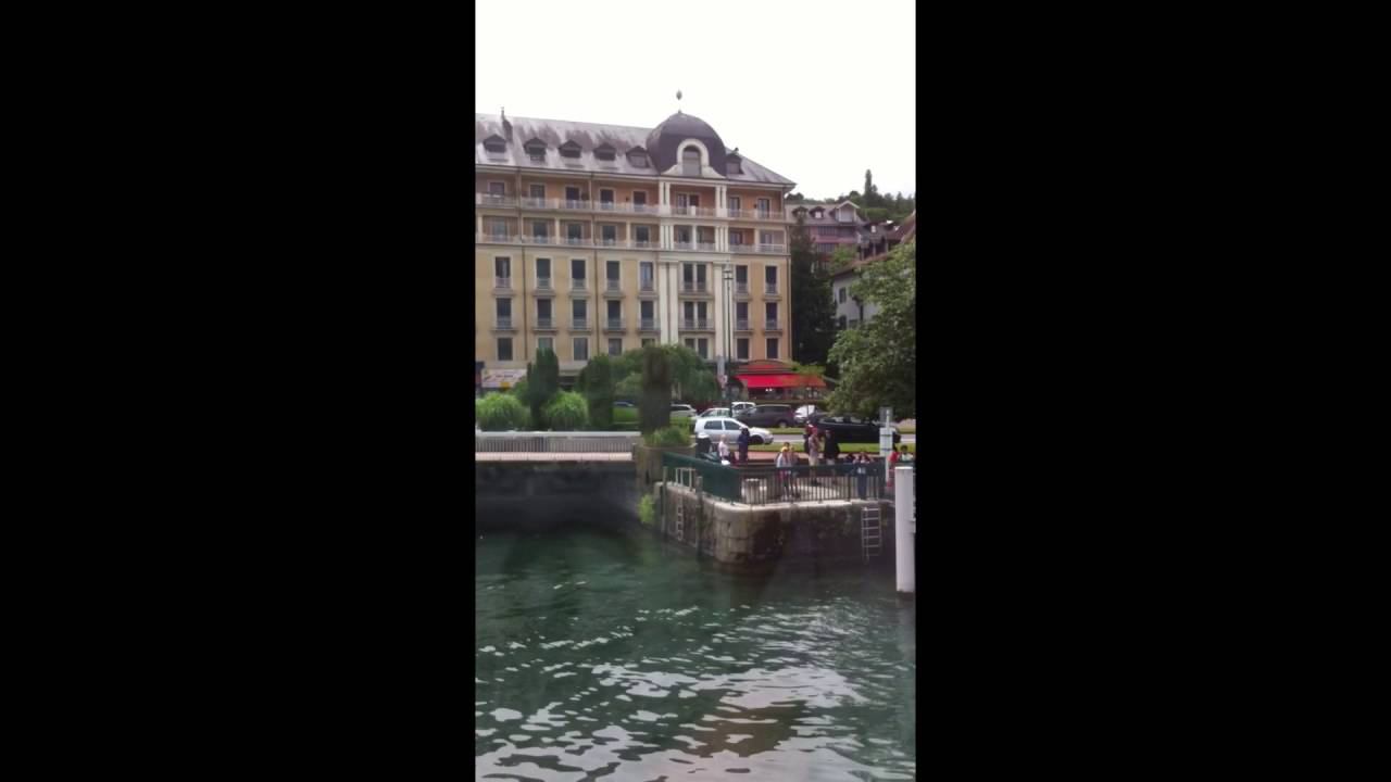 Эвиа́н ле Бен, курортный город Франции на южном берегу Женевского озера, смотреть онлайн