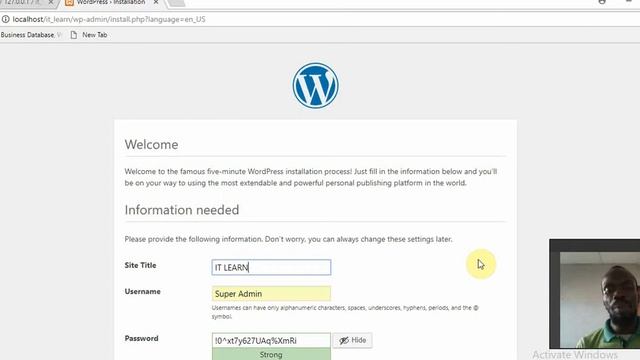 final wordpress installation смотреть онлайн