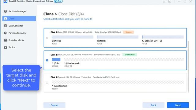 Clone Disk to HDD or SSD in Simple Clicks - EaseUS Partition Master смотреть онлайн