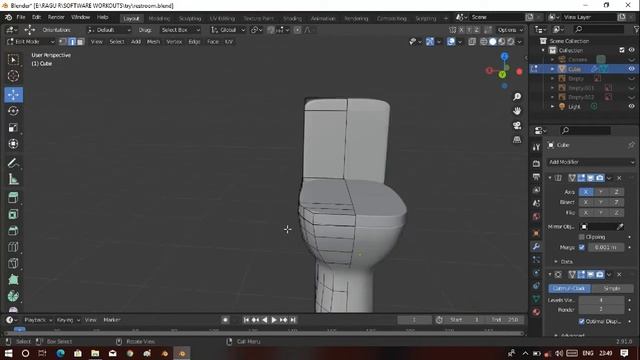 toilet 3d model part-2 | blender | silent killers | silent ragu смотреть онлайн