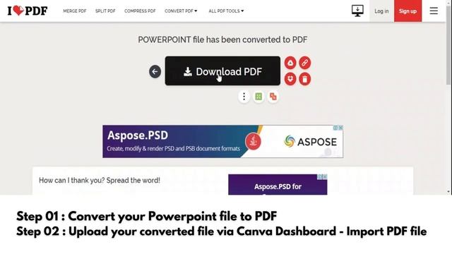 How to Import PowerPoint Presentation File Into Canva ? смотреть онлайн