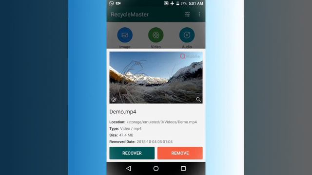 Recycle Master Bin For Android || Best App For Recovery files, video and doucoment. смотреть онлайн