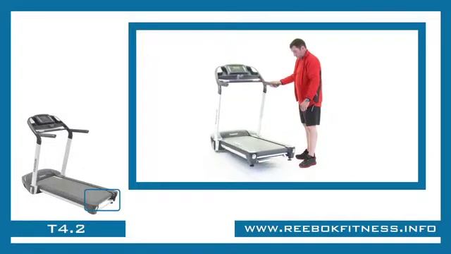 Складывание и перемещение беговой дорожки REEBOK T4.2 смотреть онлайн