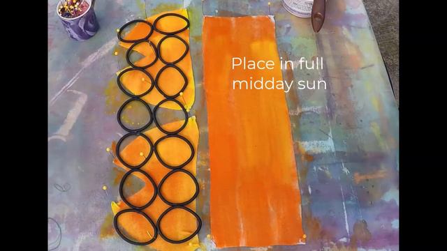 How to Sun Print with Rubber Bands смотреть онлайн