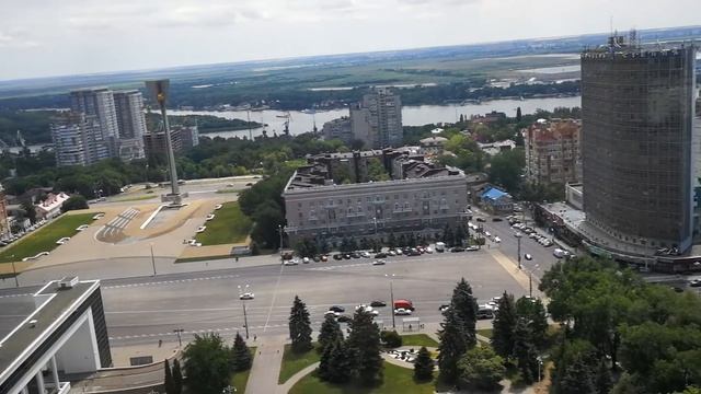 Чёртово колесо. Вид на Ростов-на-Дону. Обзор колёс России смотреть онлайн