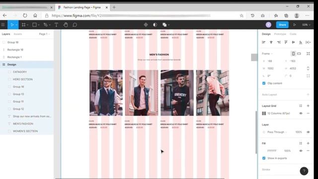 Website UI Design Tutorial | Complete Website UI Design In Figma | Figma Design Tutorial смотреть онлайн