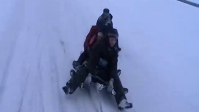 Кременская зимняя олимпиада! Санный спорт смотреть онлайн