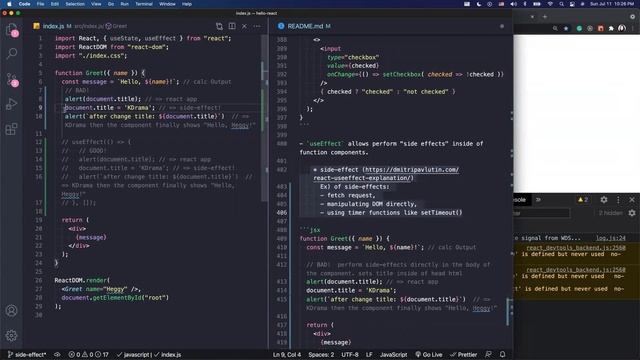 side effect - fix the side-effects useEffect hook in React, why good смотреть онлайн