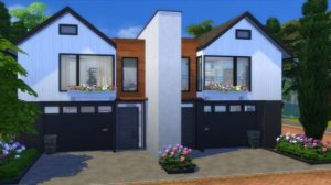 Два дома Симс 4 Строительство | The Sims 4 | Mulena Sims 4