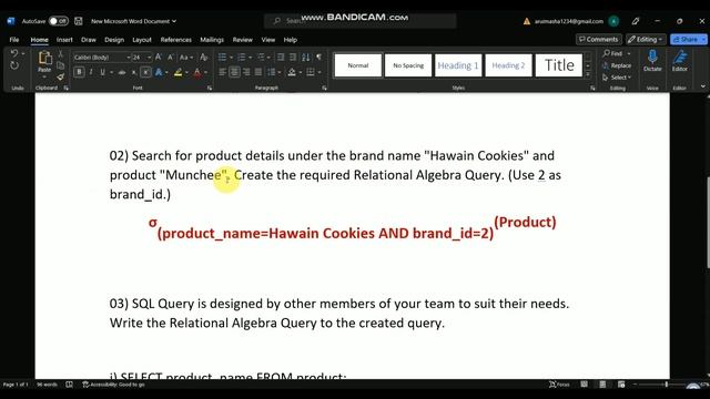Data Base Task 43 | 1st Year | Java Institute For Advanced Technology смотреть онлайн