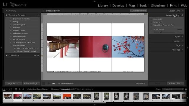 Printing Multiple Images to a Single JPEG in Lightroom смотреть онлайн