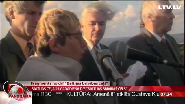 Baltijas ceļa 25.gadadienā dokumentālās filmas “Baltijas brīvības ceļš” pirmizrāde смотреть онлайн
