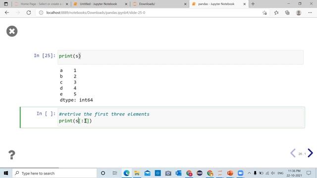 How to access data from series with positions | Pandas Series | Pandas Tutorial | Pandas смотреть онлайн