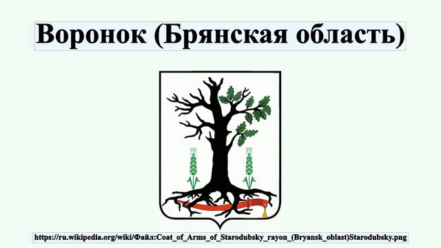 Воронок (Брянская область) смотреть онлайн