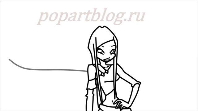 Рисуем фею Рокси (Винкс) смотреть онлайн