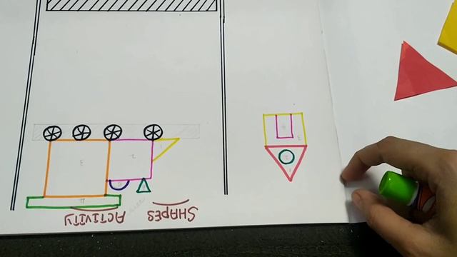 Activity and worksheets on shapes for kg kids смотреть онлайн