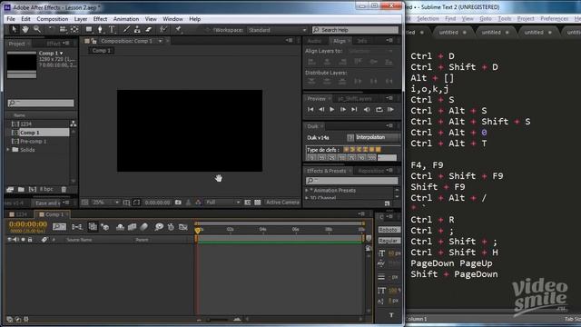 After Effects. Полезные сочетания клавиш (Shortcuts). (videosmile.ru)