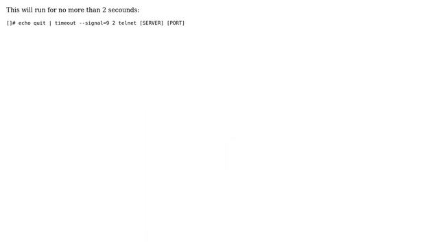 Unix & Linux: telnet command with custom timeout duration (4 Solutions!!) смотреть онлайн