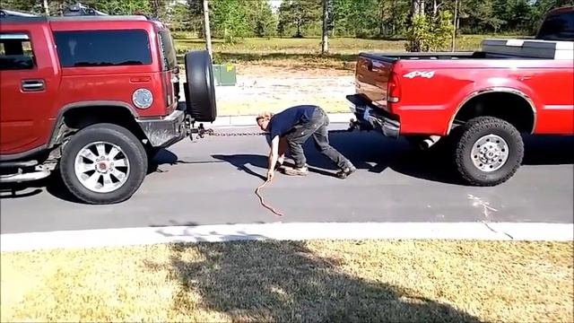 Hummer H2 vs Ford. Хаммер против Форд. Кто сильнее? смотреть онлайн