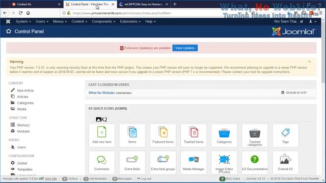 What No Website, How To Add Google ReCaptcha To Your Joomla Website смотреть онлайн