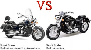 Kawasaki VN 2000 Vulcan vs Honda VTX 1800 Test specification comparison