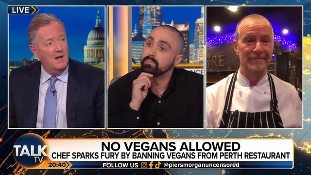 Piers Morgans DESTROYS Vegan For Not Caring About ALL Animals' Rights смотреть онлайн