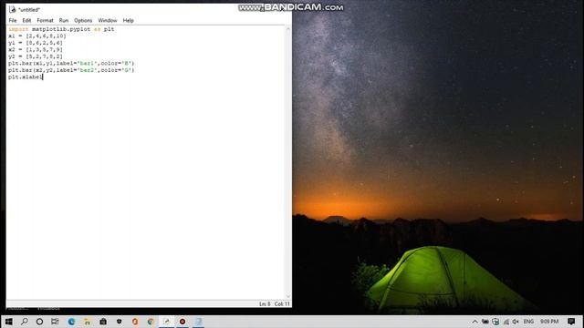 BAR GRAPH USING PYTHON FOR BEGINNERS смотреть онлайн